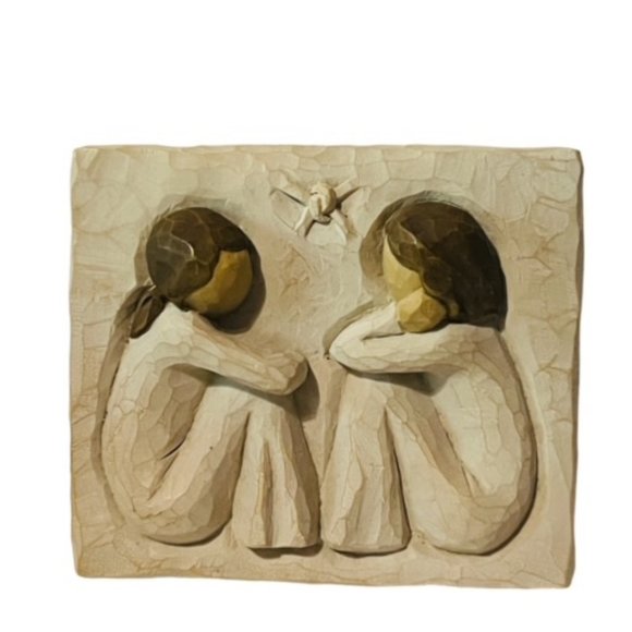 Willow Tree Figurine Demdaco spiritual Lordi wall hanging Friendship plaque 2001 - Picture 1 of 3